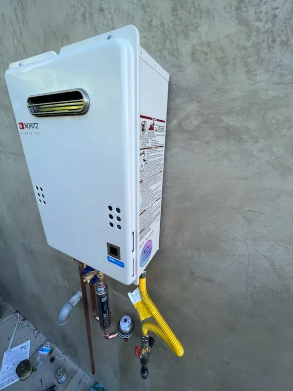 Tankless water heater installation for Potters homes
